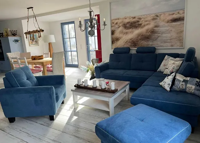 Silbermoewe 136 Qm Mit Sauna Kamin 2 Terrassen Prázdninový dům *