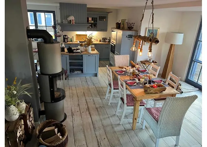 Silbermoewe 136 Qm Mit Sauna Kamin 2 Terrassen * Zirchow